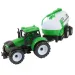 imagen de Camión de granjero: Set de tractor de granjero de tres piezas con remolque de 28 cm 4