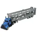 imagen de Camión de Transporte de Ciudad: Camión de Transporte de Coches Azul 22cm 2