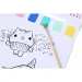imagen de Canenco: Gabi casa de muñecas cuaderno mágico de pintura con acuarelas y pincel 3