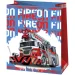 Cardex: Bolsa de regalo gigante de camión de bomberos 33x15x44,5cm