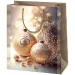 Cardex: Bolsa de regalo grande con adornos dorados 26x13x33cm