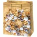 Cardex: Bolsa de regalo mediana de color dorado 17x10x23cm