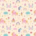 Cardex: Papel de regalo con diseño de unicornios y reino de cuentos 100x70cm