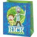 Cardex: Rick y Morty bolsa de regalo exclusiva mediana 17x10x23cm