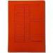 Carpeta roja con solapa A/4 230g