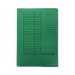 Carpeta verde con solapa A/4 230g
