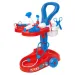 imagen de Carro médico rojo-azul con accesorios 1