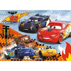 imagen de Cars 2 en 1 2x24 piezas maxi puzzle y colorear - Lisciani 2
