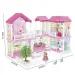 imagen de Casa de ensueño juego de muebles con muñecas 68x51x39cm 2