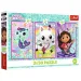 imagen de Casa de Gabi con Gabi y los gatitos 3x50 piezas puzzle - Trefl 1