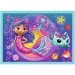 imagen de Casa de muñecas Gabi 4 en 1 puzzle de 35-48-54-70 piezas - Trefl 3