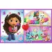 imagen de Casa de muñecas Gabi un día de juego puzzle de 2x70 piezas - Trefl 3