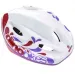 Casco rosa-blanco
