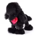 Charlie perro caniche negro figura de peluche 25cm - Lumpin