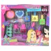 imagen de Chica de moda: Set de maquillaje con tiza para el cabello, cosméticos y esponjas separadoras de dedos 4