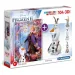 Clementoni: Disney Frozen 2 en 1 104 piezas puzzle y modelo de Olaf