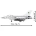 imagen de COBI: Fuerzas Armadas F-16AM Fighting Falcon juguete de construcción (5893) 6