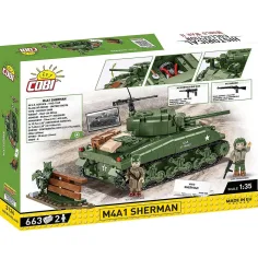 imagen de COBI: Juguete de construcción tanque M4A1 Sherman (3126) 7