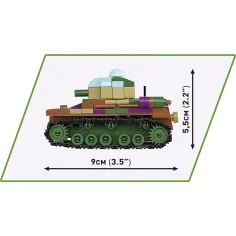 imagen de COBI: Panzer I, Renault R35 y Valentine IX – 3 en 1 juego de construcción (2740) 6