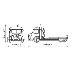imagen de COBI: Transportador de coches Citroen Type H & juguete de construcción 2CV Type AZ (24627) 4
