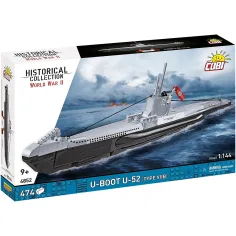 imagen de COBI: WW II Submarino U-52 (Tipo VIIB) juego de construcción (4852) 1