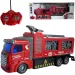 imagen de Coche de bomberos RC teledirigido con efectos de luz en escala 1/48 de 19 cm 1