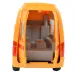 imagen de Coche especial: Camión de mensajería amarillo con luz y sonido, función de fricción 24cm 4