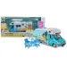 Coche pequeño Delicate azul con función de retroceso 1/28
