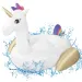 Colchón inflable grande de unicornio para montar 215cm