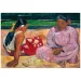 imagen de Colección Museo: Gauguin - Mujeres de Tahití en la playa puzzle de 1000 piezas con póster - Clementoni 2