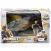 Combat Force 9 Helicóptero de reconocimiento con figura de acción