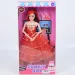 Comely Girl muñeca de moda de 28cm en vestido de noche rojo con accesorios