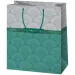 ¡Con cariño! elegante bolsa de regalo grande con inserciones doradas 26x13x33cm