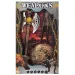 Conjunto de 3 piezas de hacha medieval con escudo y protector de mano con garras