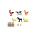 imagen de Conjunto de animales domésticos en bolsa de 6 piezas 2