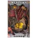 Conjunto de armadura medieval con martillo y guantelete de garras de 3 piezas