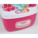 imagen de Conjunto de belleza con mesa de tocador con espejo y maquillaje en caja de almacenamiento 4