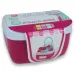 imagen de Conjunto de belleza con mesa de tocador con espejo y maquillaje en caja de almacenamiento 9