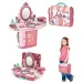 imagen de Conjunto de belleza portátil 3 en 1 en maletín rosa 2