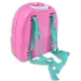 imagen de Conjunto de belleza rosa en mochila con maquillaje, espejo y accesorios 2