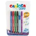 Conjunto de bolígrafos OOPS borrables de 6 piezas - Carioca