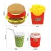 imagen de Conjunto de comida de hamburguesas gourmet 2