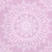 Conjunto de servilletas de papel mandala lila-blanco – 2 capas, 33x33 cm, 20 unidades
