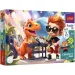 imagen de Connect Joe puzzle de 70 piezas con figura y 6 bloques de construcción - Trefl 1