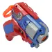imagen de Cool Soft Bullet Gun: Arma de dardos de espuma de tamaño pequeño con balas en color azul-rojo de 14 cm 2