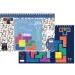 imagen de Cuaderno de bocetos de Tetris con pegatinas y plantilla 1