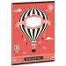 Cuaderno de cuadros A/5 con globos aerostáticos