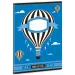 Cuaderno de líneas de 4º grado con globos aerostáticos A/5
