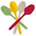 Cucharas reutilizables de colores – set de 8 piezas