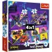 DC Comics: Batwheels 4 en 1 puzzle - Trefl